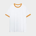 Cotton Japanese Style Basic T-Shirt with Vintage Patch