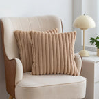 Nordic Faux Rabbit Fur Drawstring Pillowcase