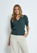 PCRosalia Knit T-shirt - Green