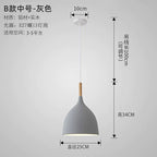 Nordic Style Vintage Restaurant Pendant Light Fixture
