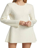 2023 Autumn Winter Long Sleeve Knit Dress for Women - StilNord