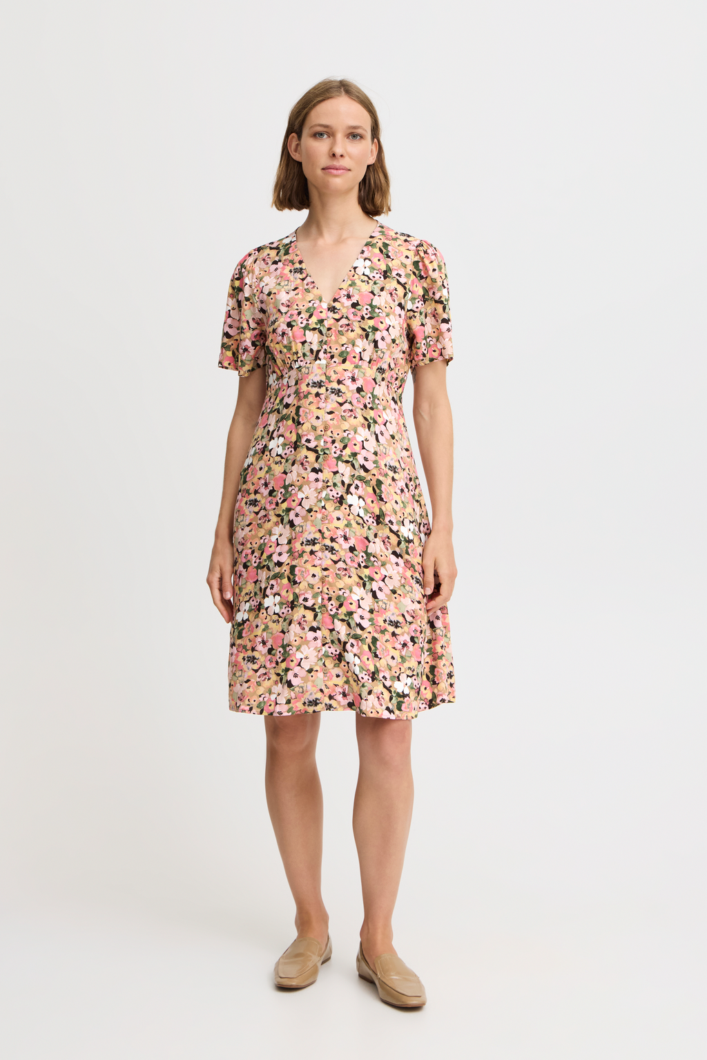 BYmmJoella Kjole - Coral