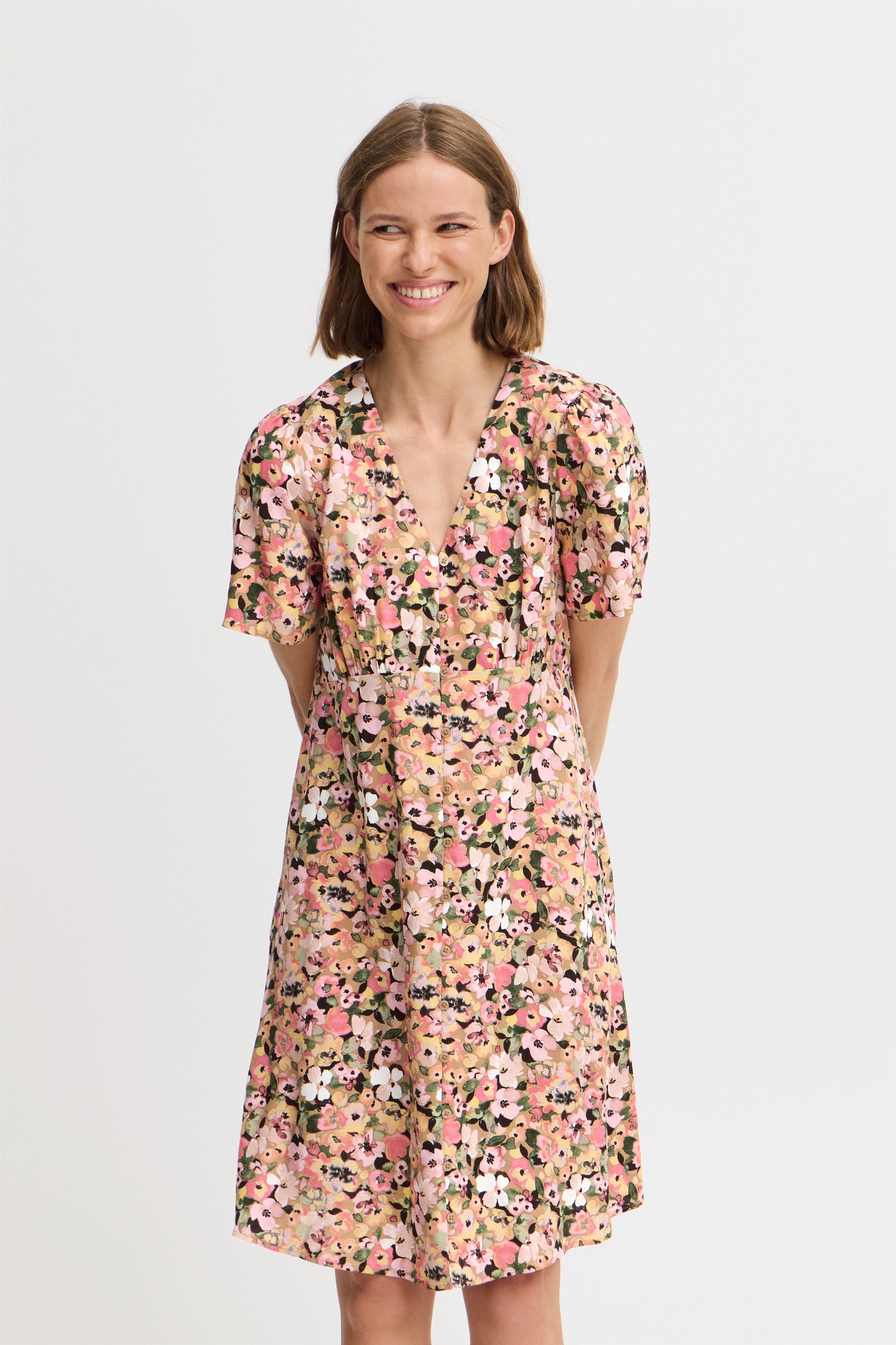 BYmmJoella Kjole - Coral