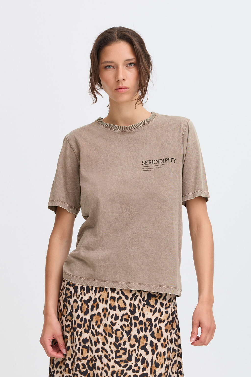 BYSolko SS T-shirt - Valnød