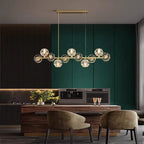 Modern Nordic Crystal Copper Dining Pendant Light