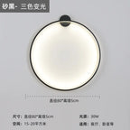 Nordic Minimalist Round Bedside Ring Wall Light
