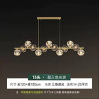 Modern Nordic Crystal Copper Dining Pendant Light