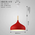 Nordic Style Vintage Restaurant Pendant Light Fixture