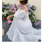 Fransk retro-paladsstil kjole til kvinder