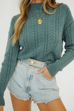 Women's Knit Pullover Sweater for Fall/Winter Collection