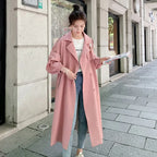 Korean Style Casual Long Coat with Loose Design