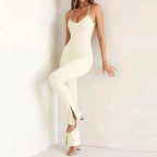 High Elastic Adjustable One-Piece Bell-Bottom Pants