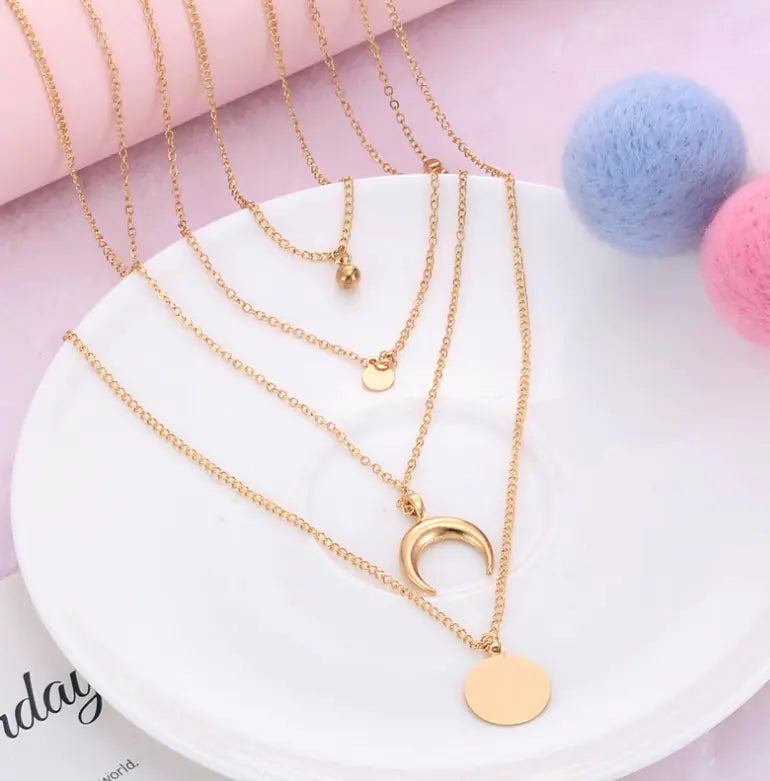 Vintage Ethnic Style Multi-Layer Necklace for Women