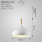 Nordic Style Vintage Restaurant Pendant Light Fixture