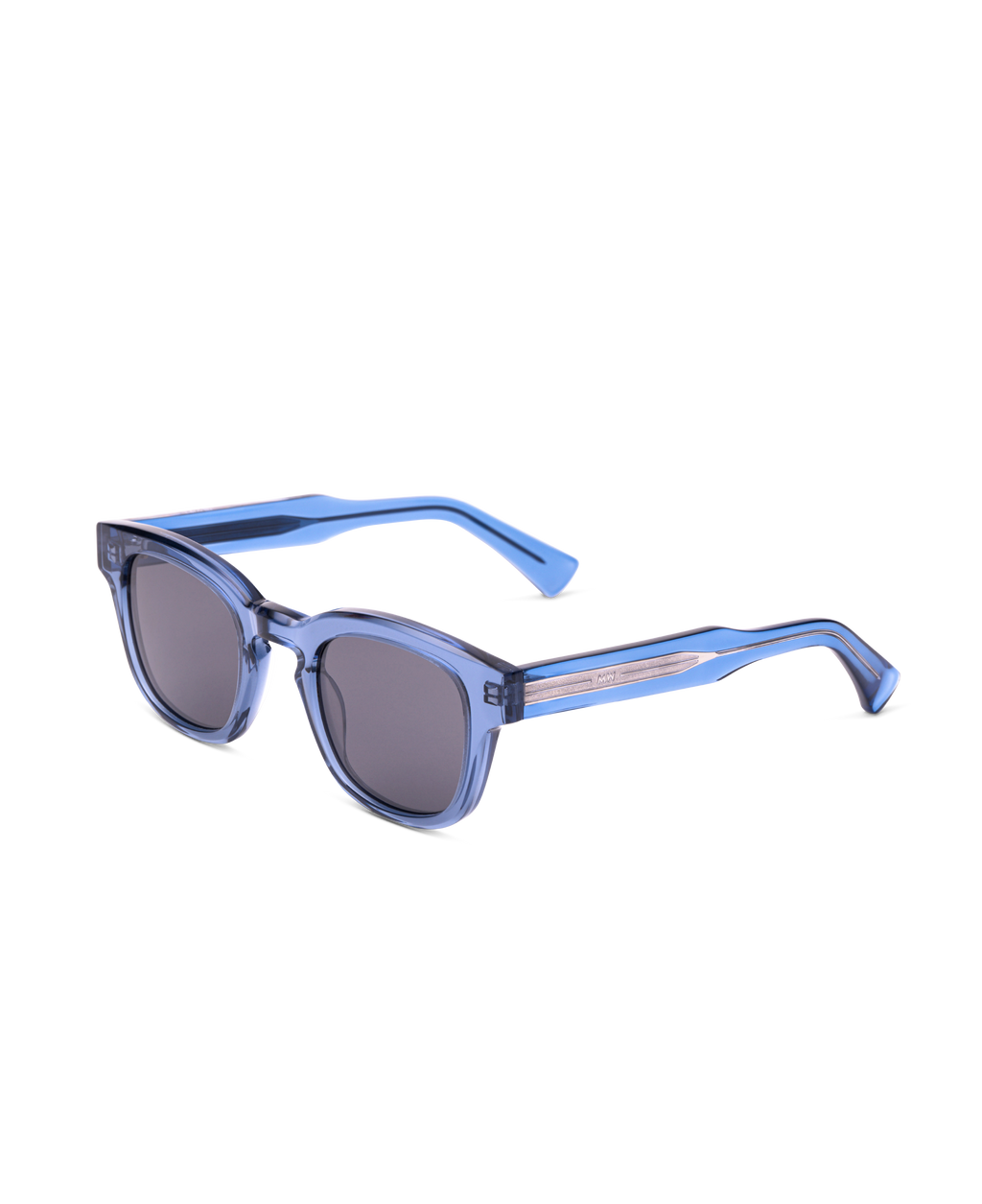 AUSTIN Grey Blue Transparent - Solbrille