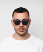 AUSTIN Grey Blue Transparent - Solbrille