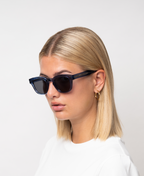 AUSTIN Grey Blue Transparent - Solbrille