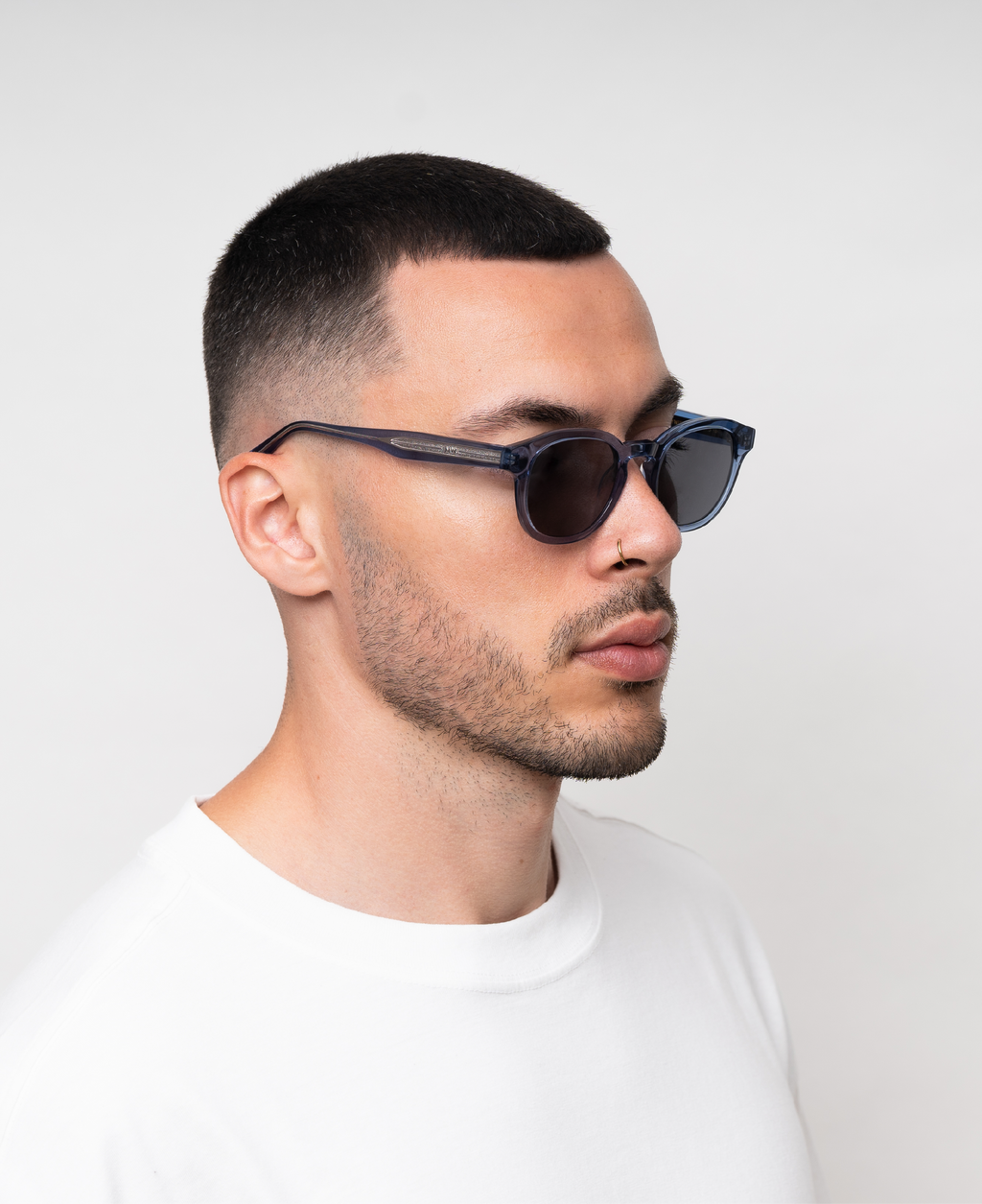 BILLE REVEAL Blue Transparent - Solbrille