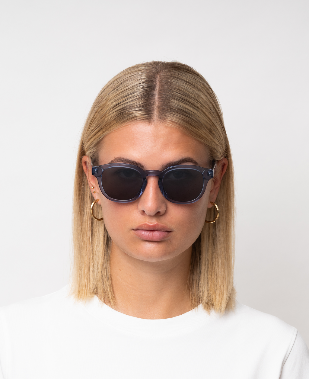 BILLE REVEAL Blue Transparent - Solbrille