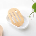 Nordic Bamboo Bathroom Accessories Set (6 Pieces)