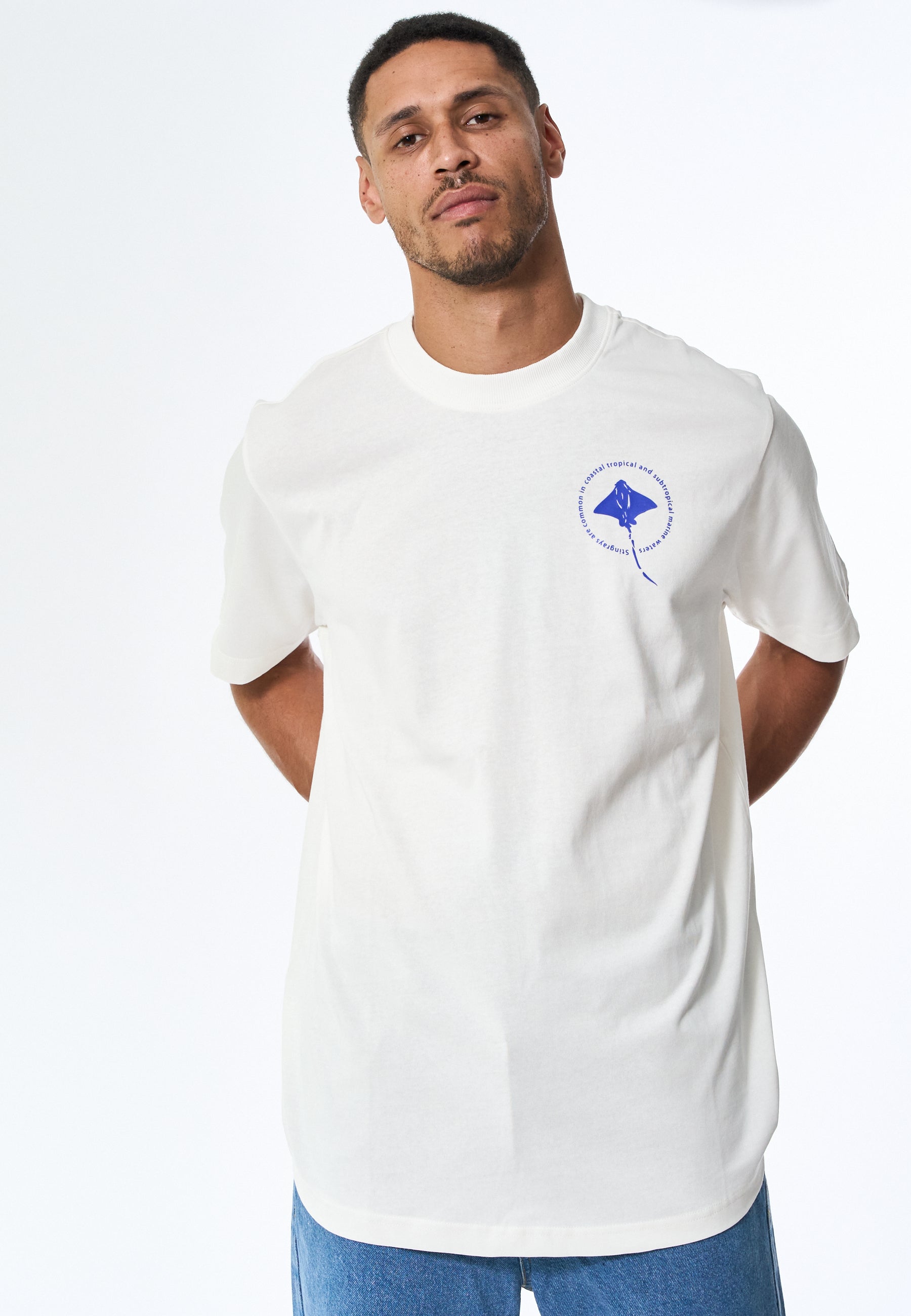 Bruce Stingray tee - Snow White