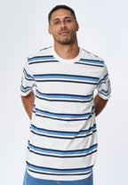 Bruce Stripe tee - Harbour Blue
