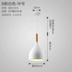 Nordic Style Vintage Restaurant Pendant Light Fixture