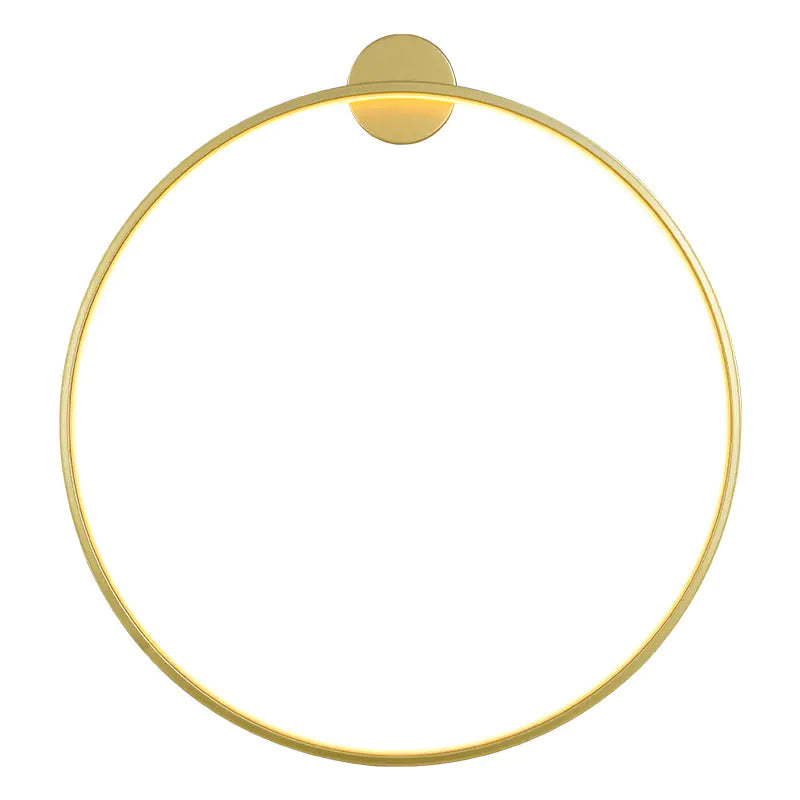 Nordic Minimalist Round Bedside Ring Wall Light
