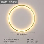 Nordic Minimalist Round Bedside Ring Wall Light