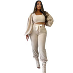 European Style 2020 Fall Winter Women's Outfit Set