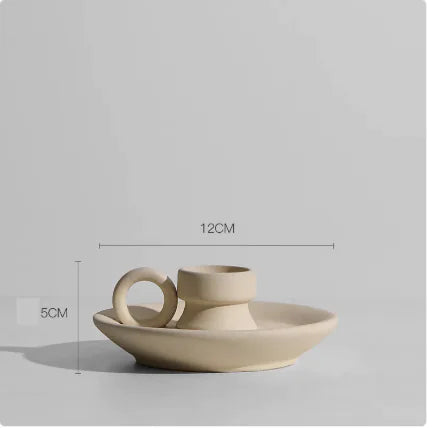 Nordic Light Luxury Ins Small Ceramic Vase
