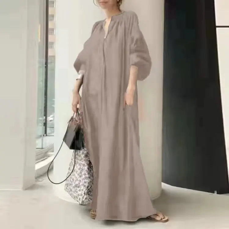 Casual Lantern Sleeve Skirt in Loose Fashion Style