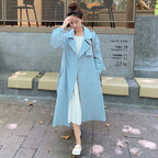 Korean Style Casual Long Coat with Loose Design