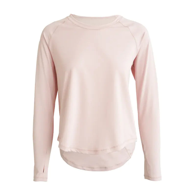 Loose Fit Women's Sports Top for Yoga and Running