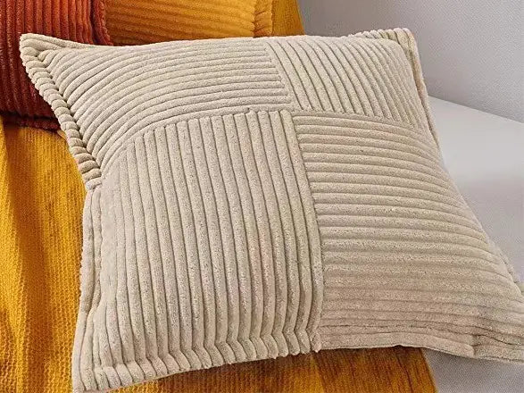 Nordic Corduroy Flying Pillow Cushion Cover