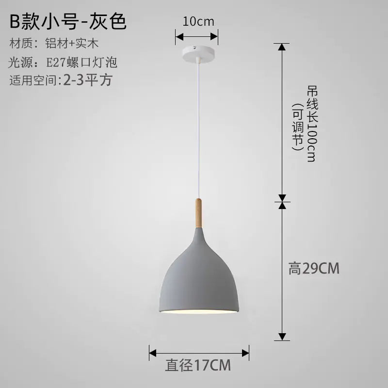 Nordic Style Vintage Restaurant Pendant Light Fixture