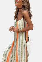 Bohemian Print Loose Summer Dress for Women