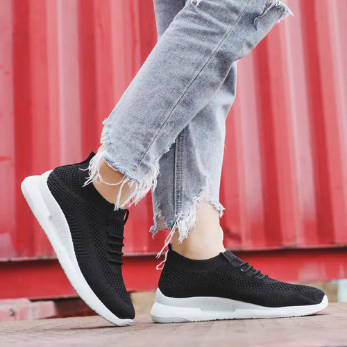 Breathable Lace-Up Sports Shoes