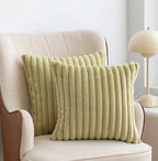 Nordic Faux Rabbit Fur Drawstring Pillowcase