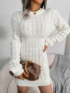 2023 Autumn Winter Casual Knitted Dress for Women