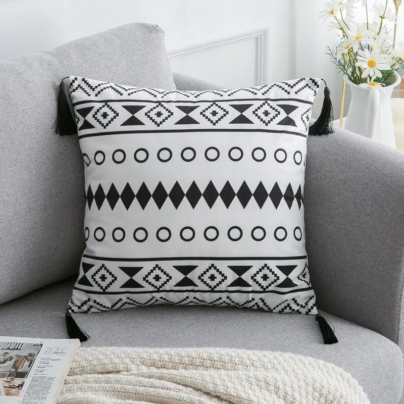 Nordic Minimalist Bohemian Style Cushion Cover