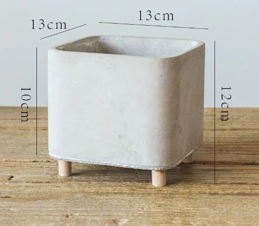 Creative Cement Planter with Legs - Nordic Style
