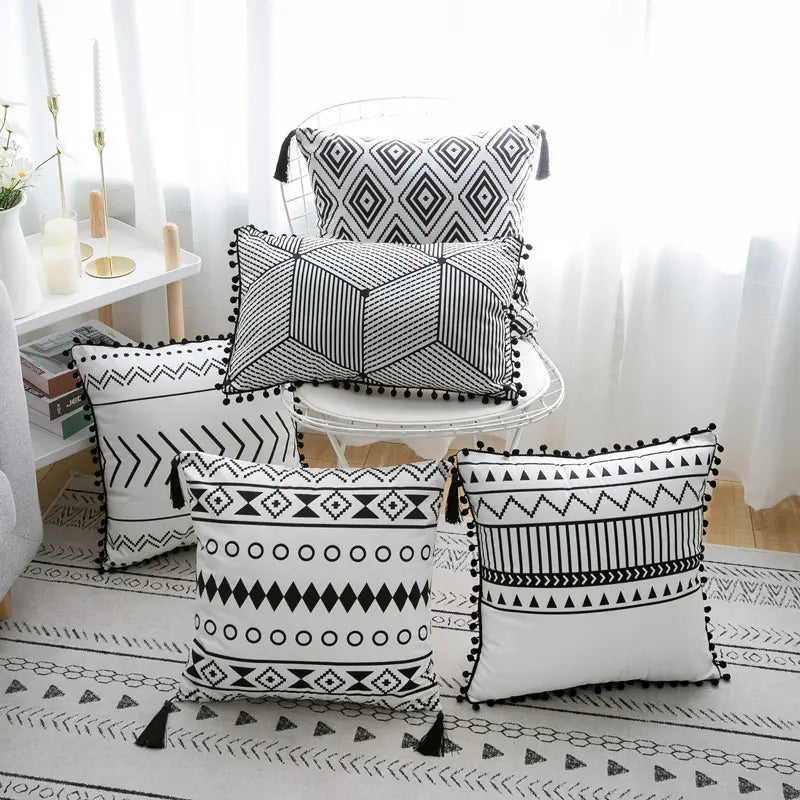 Nordic Minimalist Bohemian Style Cushion Cover