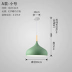 Nordic Style Vintage Restaurant Pendant Light Fixture