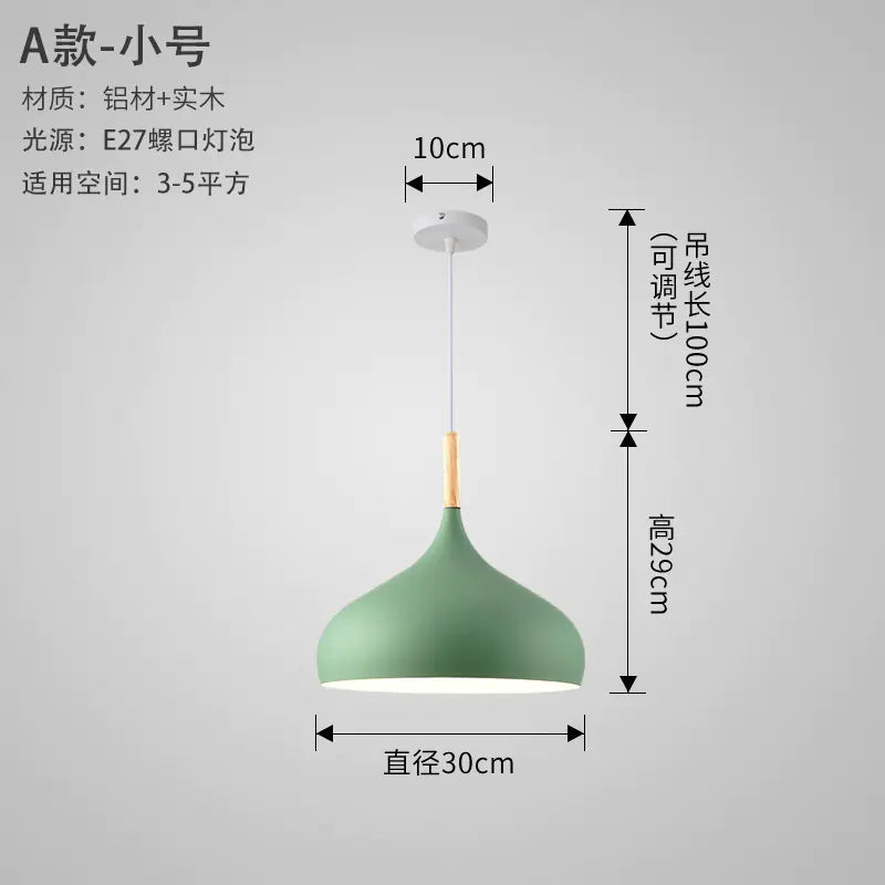 Nordic Style Vintage Restaurant Pendant Light Fixture