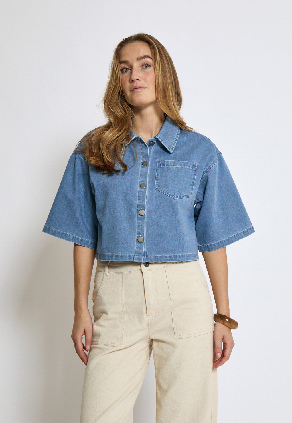 MSEvina Cropped Skjorte