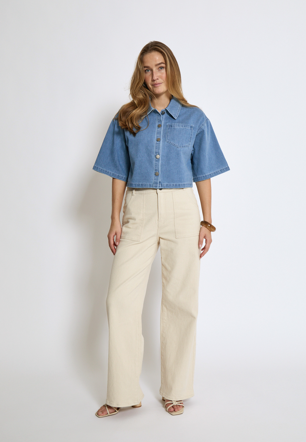 MSEvina Cropped Skjorte