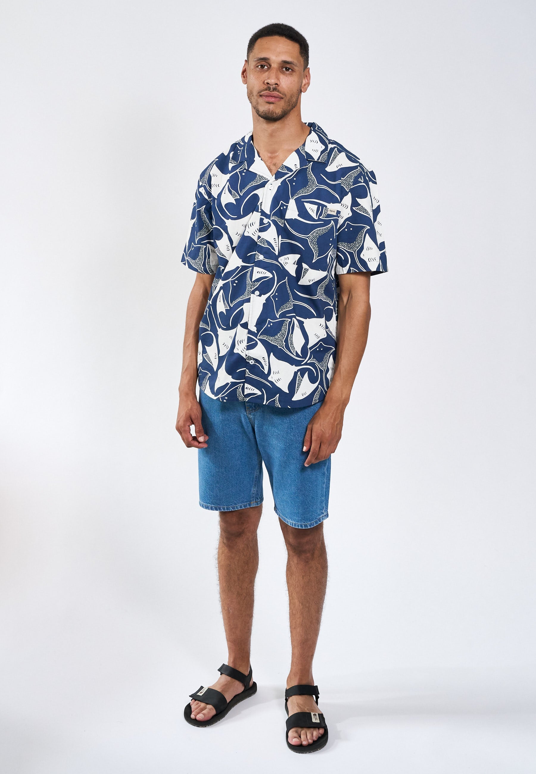 Malcolm Jeans shorts - New Mid Blue