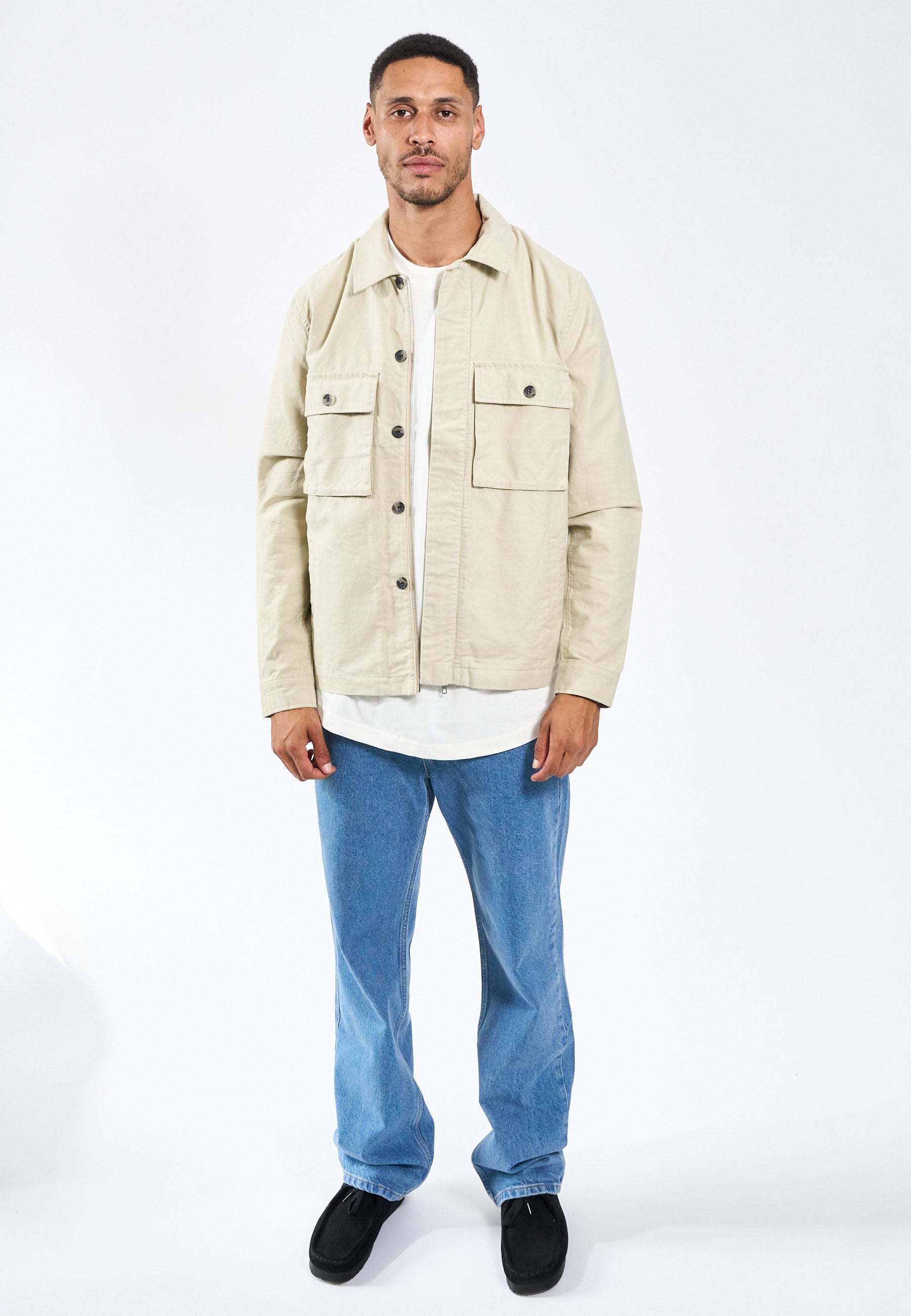 Monterey Overshirt - Bone White