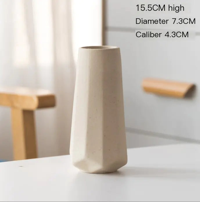 Nordic Style Ceramic Vase (One Piece)